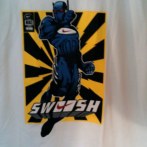 NEW NIKE SPORTWEAR "Superhero Max90 Tee" MEN'S WHITE T-SHIRT L HJ3672-100 - Picture 2 of 8